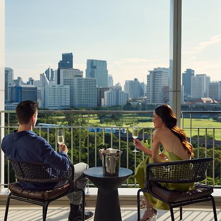 曼谷拉差达姆里都喜套房酒店 外观 照片 View from the hotel